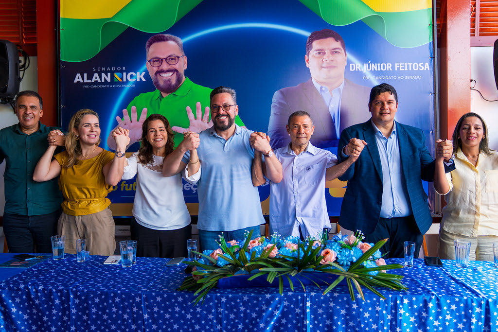 Pré-candidatura de Alan Rick ao governo ganha reforço do Democracia Cristã em ato político em Rio Branco