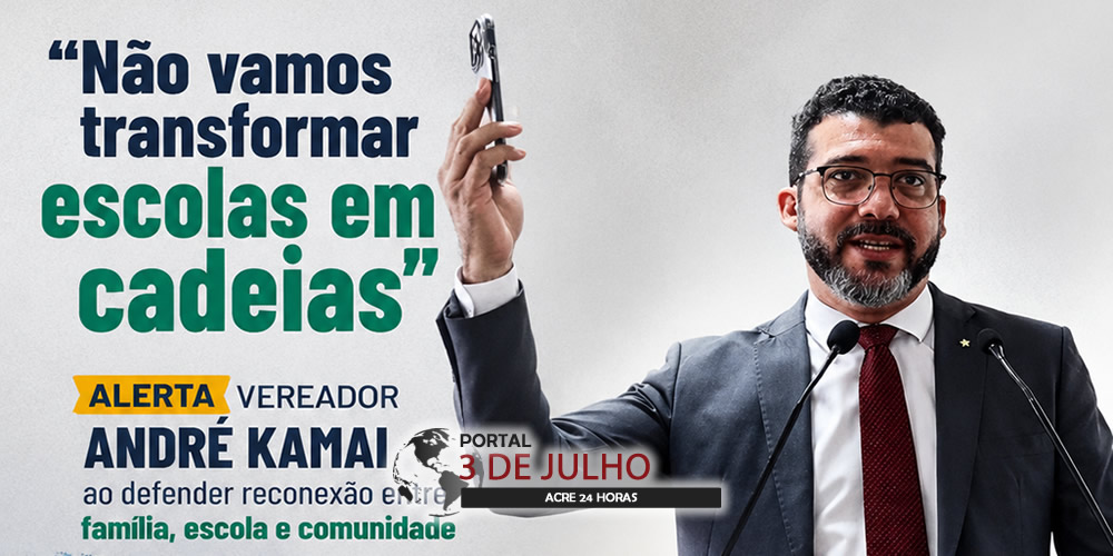 “Não vamos transformar escolas em cadeias”, alerta vereador André Kamai ao defender reconexão entre família, escola e comunidade