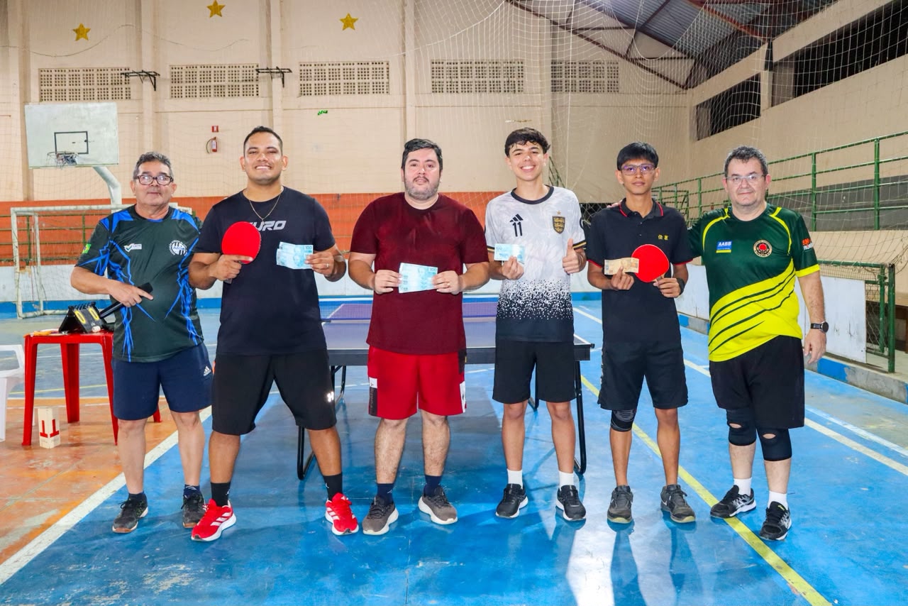 Brasiléia promove dois dias de atividades e torneio para fortalecer a prática do tênis de mesa no município